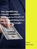 Any Qualifying Charity would be MAD not to SNAP UP this Astonishing Free Offer from Google!