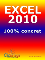 Excel 2010 100% concret