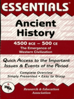 Ancient History: 4500 BCE to 500 CE Essentials