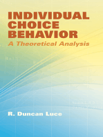 Individual Choice Behavior: A Theoretical Analysis