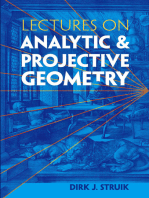 Lectures on Analytic and Projective Geometry