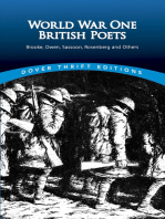 World War One British Poets: Brooke, Owen, Sassoon, Rosenberg and Others