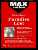 Paradise Lost (MAXNotes Literature Guides)