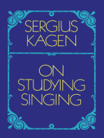 On Studying Singing