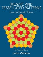 Mosaic and Tessellated Patterns: How to Create Them, with 32 Plates to Color