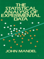 The Statistical Analysis of Experimental Data