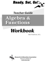 Algebra & Functions Workbook