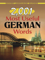 2,001 Most Useful German Words