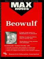 Beowulf (MAXNotes Literature Guides)