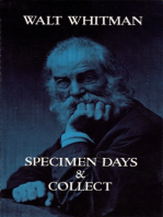 Specimen Days & Collect