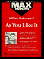 As You Like It (MAXNotes Literature Guides)