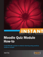 Instant Moodle Quiz Module How-to