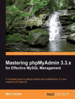 Mastering phpMyAdmin 3.3.x for Effective MySQL Management