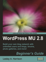 WordPress MU 2.8 - Beginner's Guide
