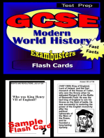 GCSE Modern World History Test Prep Review--Exambusters Flash Cards