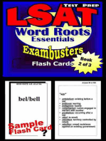 LSAT Test Prep Essential Word Roots--Exambusters Flash Cards--Workbook 2 of 3