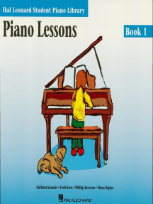 Piano Lessons Book 1: Hal Leonard Student Piano Library