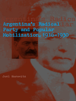 Argentina's Radical Party and Popular Mobilization, 1916–1930
