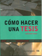 Cómo hacer una Tesis: Teoría y práctica