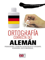 Ortografía correcta del alemán