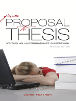 From proposal to thesis: Revised edition