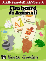All-Star dell'Alfabeto: Flashcard di Animali: All-Star dell'Alfabeto