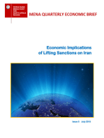 MENA Quarterly Economic Brief, July 2015: Economic Implications of Lifting Sanctions on Iran