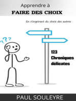 Apprendre à faire des choix en s'inspirant du choix des autres