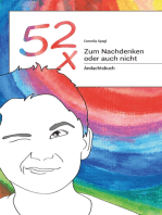 52x Zum Nachdenken oder auch nicht: Andachtsbuch