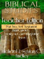 Biblical Studies Teacher Edition Part Two