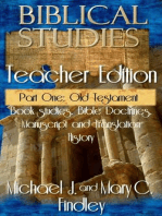 Biblical Studies Teacher Edition Part One: Old Testament: OT and NT Biblical Studies Student and Teacher Editions, #1