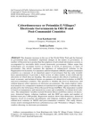 Research paper thumbnail of Cyberdemocracy or Potemkin E-Villages? Electronic Governments In OECD and Post-Communist Countries