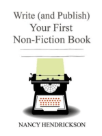 Write (and Publish) Your First Non-Fiction Book: 5 Easy Steps (Writing Skills, #1)