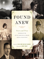 Found Anew: Poetry and Prose Inspired by the South Caroliniana Library Digital Collections