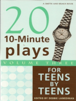 10-Minute Plays for Teens by Teens, Volume III