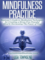 Mindfulness Practice: Beginner's Guide to Meditation Techniques for Creating a Stress Free Peaceful Mind & Harnessing The Power of Now: Meditation Series