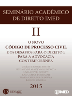 Seminário Acadêmico de Direito IMED II: O novo código de processo civil e os desafios para a advocacia contemporânea