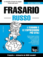 Frasario Italiano-Russo e vocabolario tematico da 3000 vocaboli