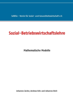 Sozial-Betriebswirtschaftslehre: Mathematische Modelle