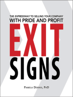 Exit Signs: The Expressway to Selling Your Company with Pride and Profit