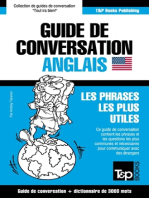 Guide de conversation Français-Anglais et vocabulaire thématique de 3000 mots