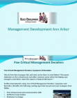 Management Development Ann Arbor