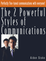 The 2 Powerful Styles of Communications : Perfectly Fine Tuned Communications With Everyone!