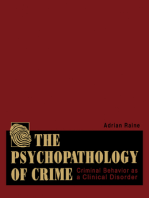 The Psychopathology of Crime