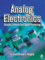 Analog Electronics: Circuits, Systems and Signal Processing