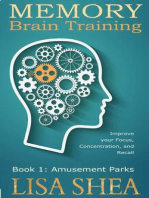 Memory Brain Training - Book 1: Amusement Parks: Memory Brain Training, #1
