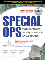 Special Ops: Host and Network Security for Microsoft Unix and Oracle: Host and Network Security for Microsoft Unix and Oracle