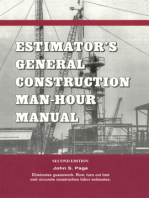 Estimator's General Construction Manhour Manual