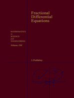 Fractional Differential Equations: An Introduction to Fractional Derivatives, Fractional Differential Equations, to Methods of Their Solution and Some of Their Applications