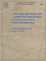 Reliable Methods for Computer Simulation: Error Control and Posteriori Estimates